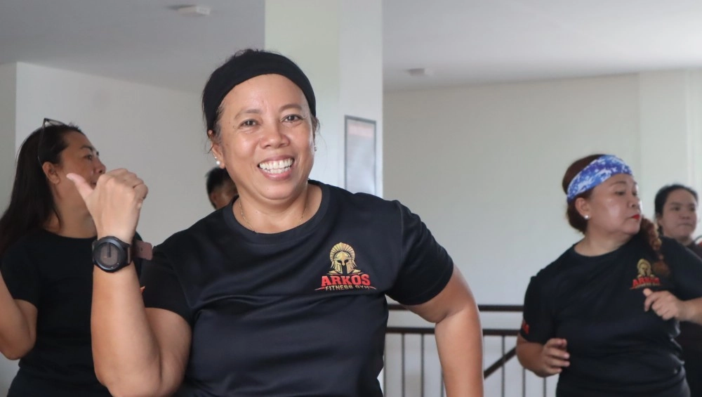 Zumba glass at Sipalay Negros Occidental